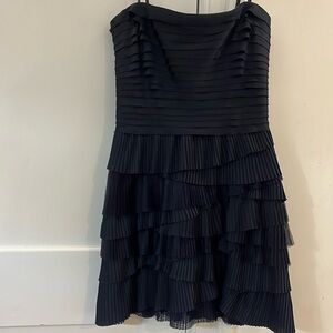 Absolutely stunning tiered chiffon cocktail dress/boned corset top - like new